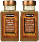 Kirkland Saigon Cinnamon 10.7 Oz Bottles( Pack of 2) - 21.4 Oz Total